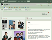 Tablet Screenshot of geropluvia.deviantart.com