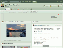 Tablet Screenshot of eyesofthebeholderinc.deviantart.com