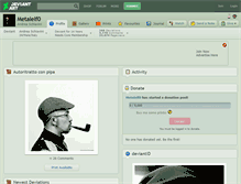 Tablet Screenshot of metalelf0.deviantart.com