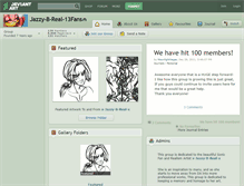 Tablet Screenshot of jazzy-b-real-13fans.deviantart.com