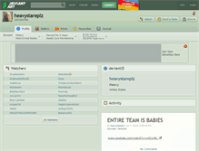 Tablet Screenshot of heavystareplz.deviantart.com