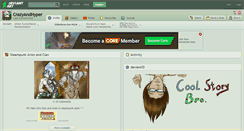 Desktop Screenshot of crazyandhyper.deviantart.com