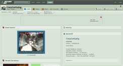 Desktop Screenshot of crazyconfuzing.deviantart.com