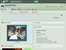 Tablet Screenshot of crazyconfuzing.deviantart.com