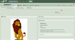 Desktop Screenshot of melanthe13.deviantart.com