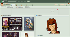 Desktop Screenshot of conaffetto.deviantart.com
