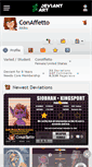 Mobile Screenshot of conaffetto.deviantart.com