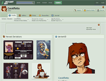 Tablet Screenshot of conaffetto.deviantart.com