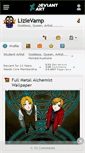 Mobile Screenshot of lizievamp.deviantart.com
