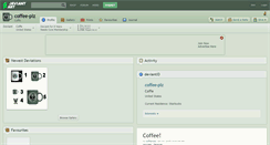 Desktop Screenshot of coffee-plz.deviantart.com