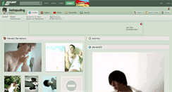 Desktop Screenshot of hellopuding.deviantart.com