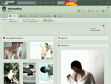 Tablet Screenshot of hellopuding.deviantart.com