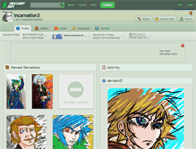 Tablet Screenshot of incarnation3.deviantart.com