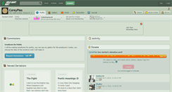 Desktop Screenshot of coreypies.deviantart.com