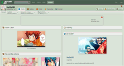 Desktop Screenshot of nelliel91.deviantart.com