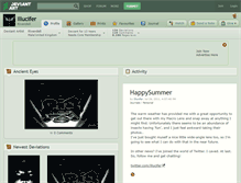 Tablet Screenshot of illucifer.deviantart.com