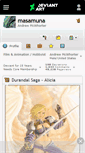Mobile Screenshot of masamuna.deviantart.com