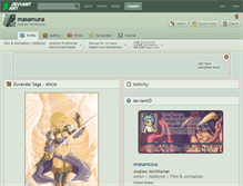 Tablet Screenshot of masamuna.deviantart.com