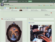 Tablet Screenshot of larkin-art.deviantart.com