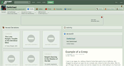Desktop Screenshot of demichael.deviantart.com