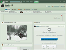 Tablet Screenshot of natalia1417.deviantart.com