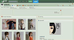 Desktop Screenshot of anakanda.deviantart.com