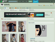 Tablet Screenshot of anakanda.deviantart.com