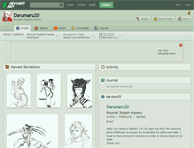 Tablet Screenshot of darumaru20.deviantart.com