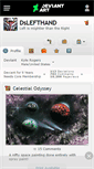 Mobile Screenshot of dslefthand.deviantart.com