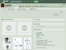 Tablet Screenshot of kengriffin.deviantart.com