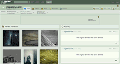 Desktop Screenshot of magdalenawanli.deviantart.com