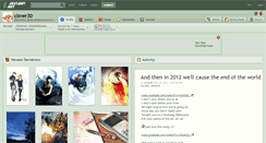 Desktop Screenshot of clover3d.deviantart.com