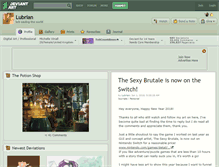 Tablet Screenshot of lubrian.deviantart.com