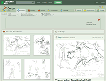 Tablet Screenshot of gorpo.deviantart.com