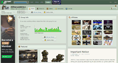 Desktop Screenshot of militaryaddicts.deviantart.com