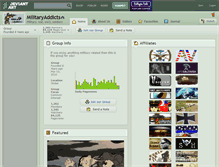 Tablet Screenshot of militaryaddicts.deviantart.com