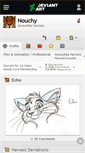 Mobile Screenshot of nouchy.deviantart.com