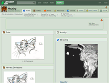 Tablet Screenshot of nouchy.deviantart.com