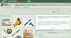 Desktop Screenshot of elmind.deviantart.com