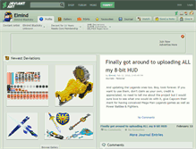 Tablet Screenshot of elmind.deviantart.com