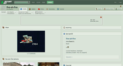 Desktop Screenshot of five-oh-five.deviantart.com