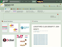 Tablet Screenshot of logotypes-club.deviantart.com