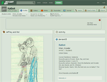 Tablet Screenshot of katbot.deviantart.com