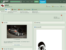 Tablet Screenshot of anind.deviantart.com