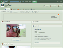 Tablet Screenshot of koootayyy.deviantart.com
