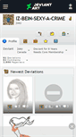 Mobile Screenshot of iz-bein-sexy-a-crime.deviantart.com