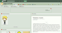 Desktop Screenshot of coffeelovertweek.deviantart.com
