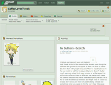 Tablet Screenshot of coffeelovertweek.deviantart.com