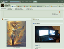 Tablet Screenshot of matariil.deviantart.com