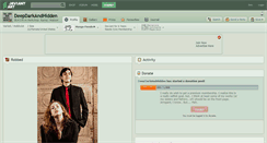 Desktop Screenshot of deepdarkandhidden.deviantart.com